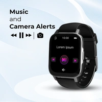 DEFY Space 1.69" HD Display Smartwatch - 1.69” inches HD Display, Black, Blue